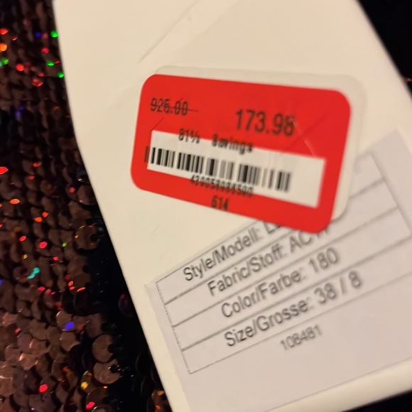 Women’s elegant dress, back is longer and beautiful thin velvet black - Picture 7 of 9